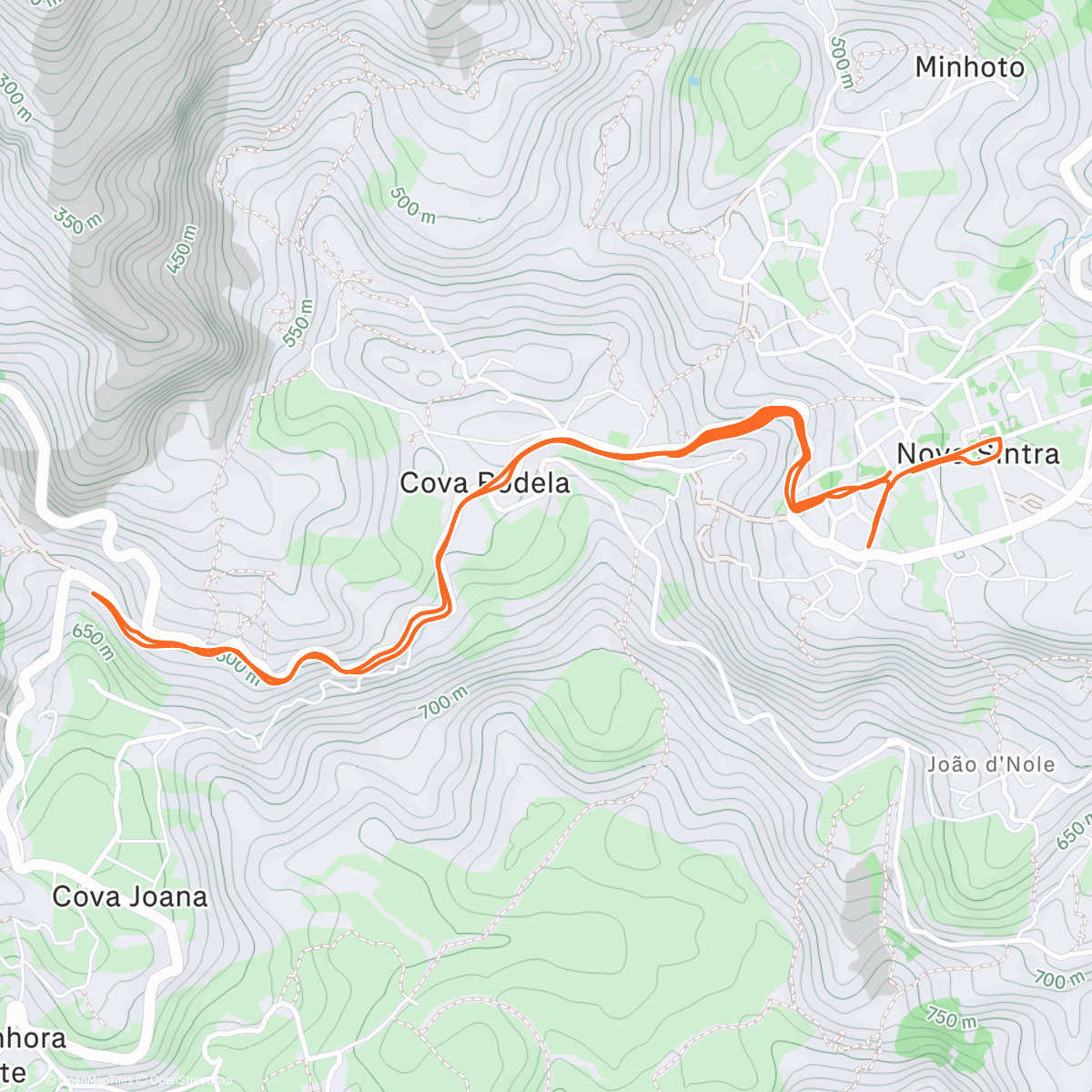 Map of the activity, some day, someone will find this run on Strava while visiting brava and wonder wtf we were doing here