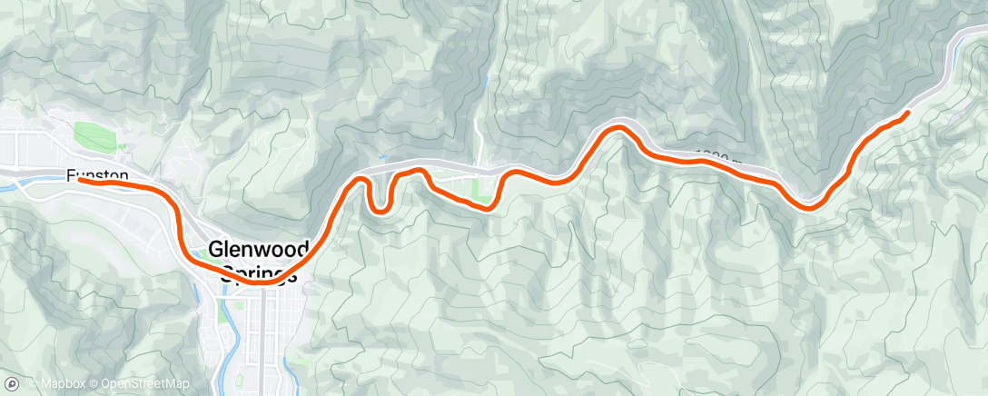 Map of the activity, Afternoon Row