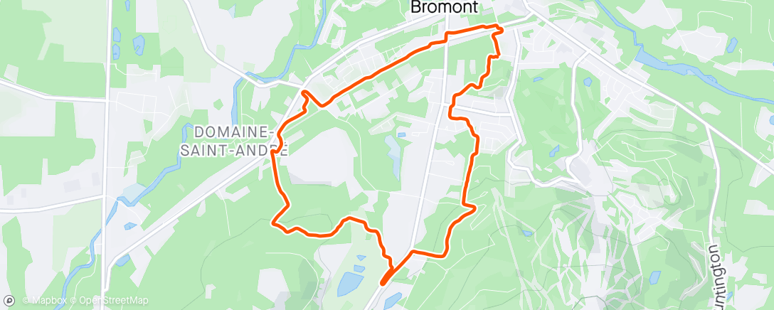 Map of the activity, Long cool down avec Helene ☺️