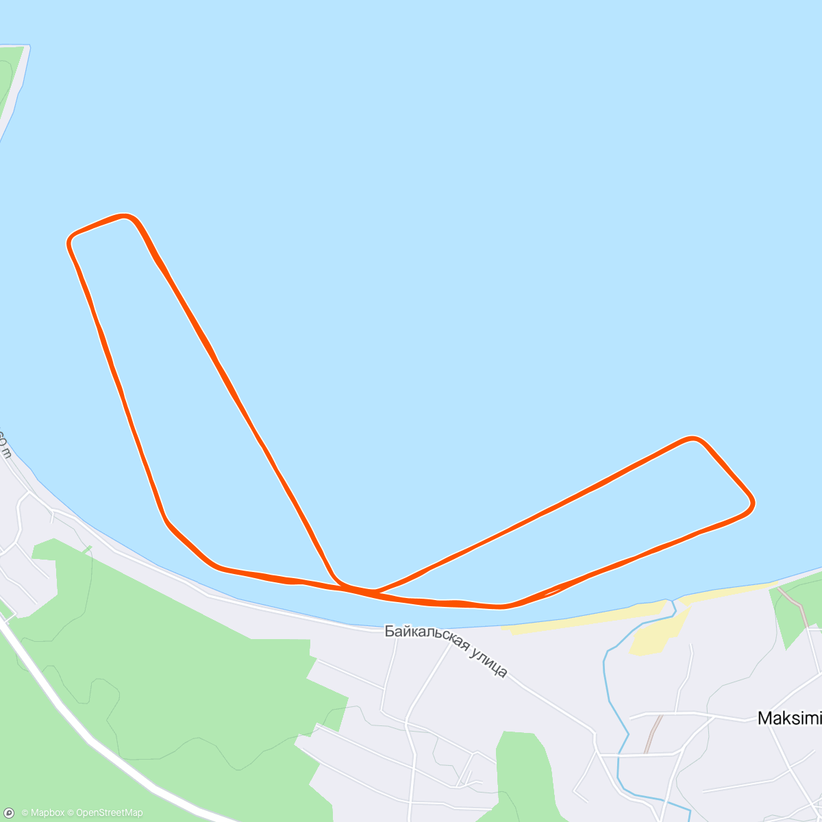 Mappa dell'attività XXIII Байкальский лыжный марафон