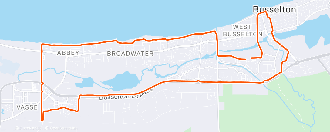 Карта физической активности (Morning Ride)