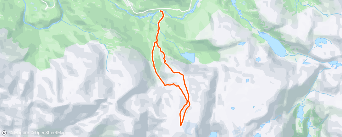 Map of the activity, Olsskavlen
