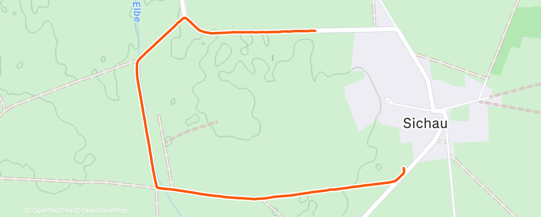 Map of the activity, Spaziergang am Morgen