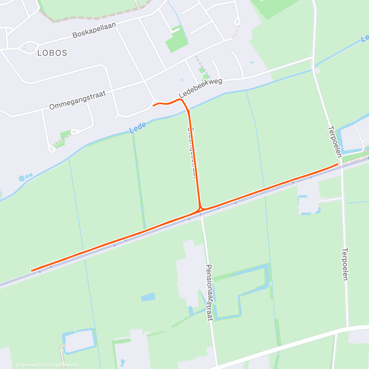 Карта физической активности (Blokpauze wandelingetje met Lucie)