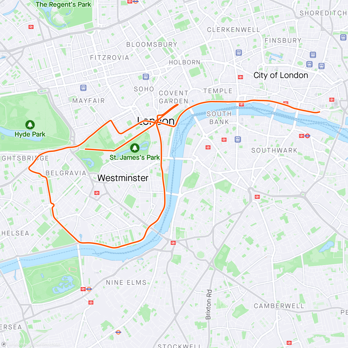 Mappa dell'attività Zwift - 01. Sweet Spot Foundation [Lite] in London