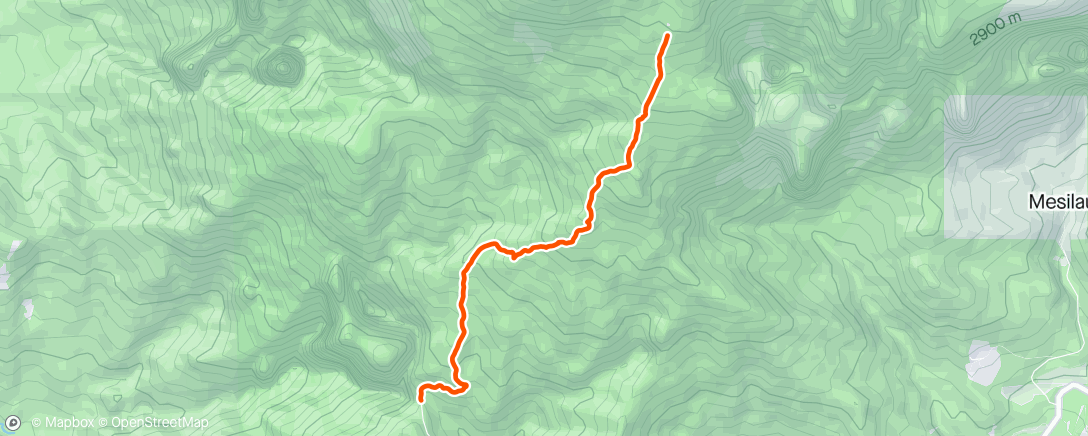 Map of the activity, Ascent to Mt Kinabalu Base Camp