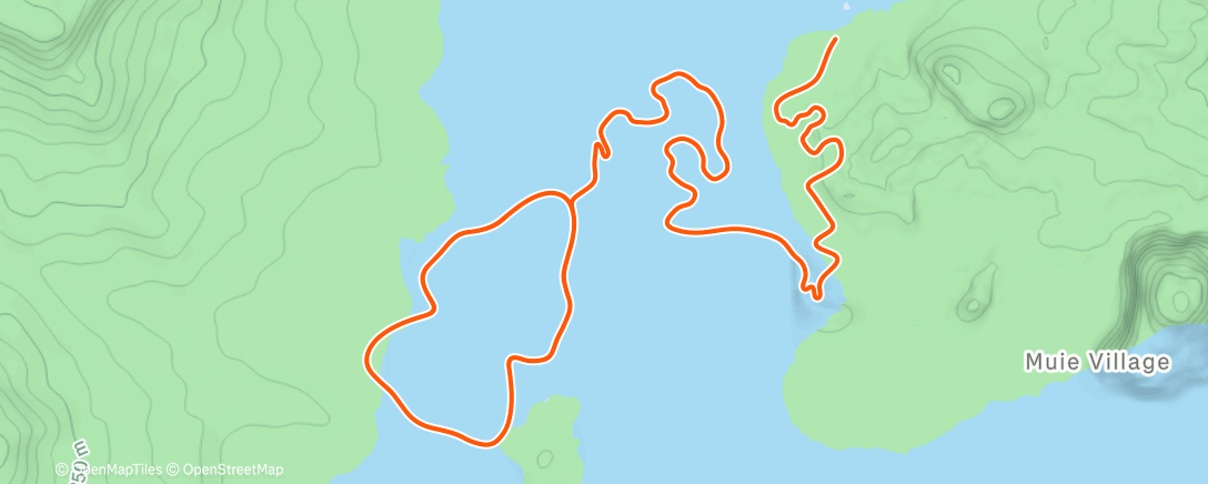 Map of the activity, Zwift - Arise on Power Punches in Watopia