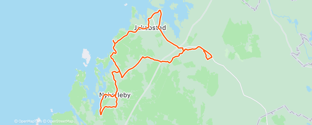 Карта физической активности (Morning Gravel Ride)