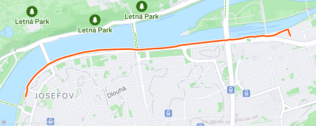 Map of the activity, Afternoon Ride