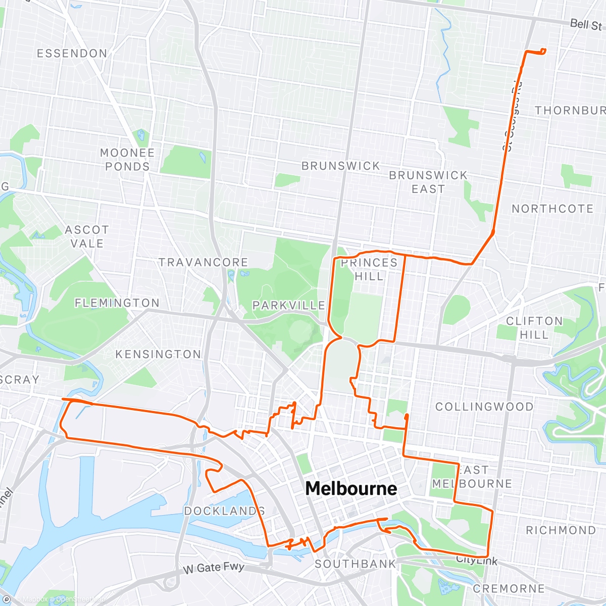 Карта физической активности (Danger Sundays)