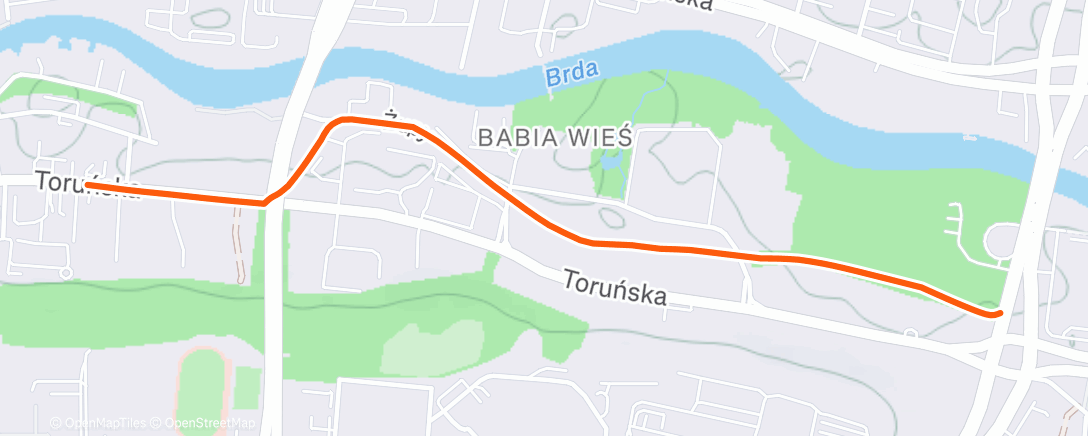 Карта физической активности (Morning Ride)