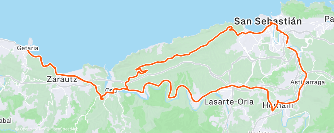 Map of the activity, Bonito día para volver a salir desde casa.