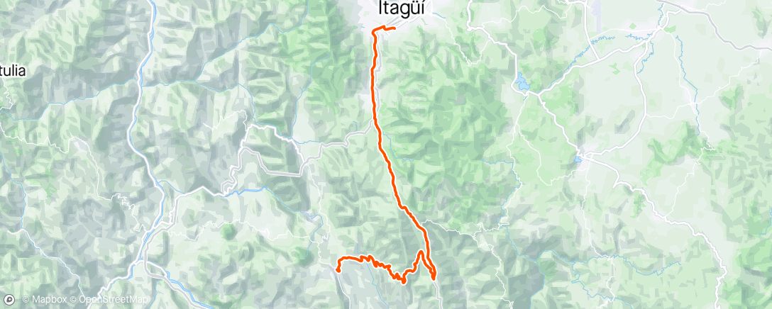 Map of the activity, Morning Mountain Bike Ride
