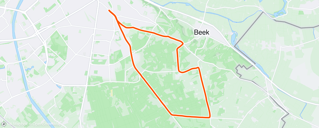 Map of the activity, 7 heuvelenloop