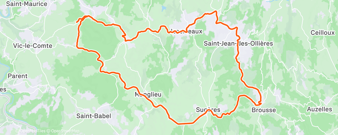 Карта физической активности (Digestion)