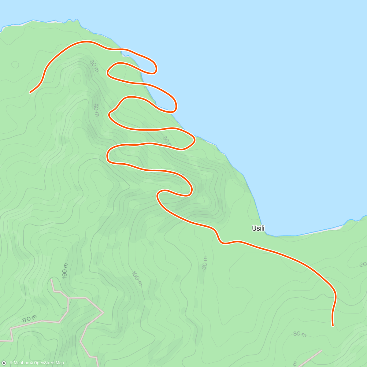 Map of the activity, Zwift - Instant Inferno in Watopia