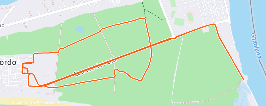 Map of the activity, 🇵🇹seuil: 8’/10’/12´ Rcp: 2’/3’