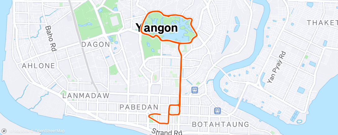 Map of the activity, Morning ride