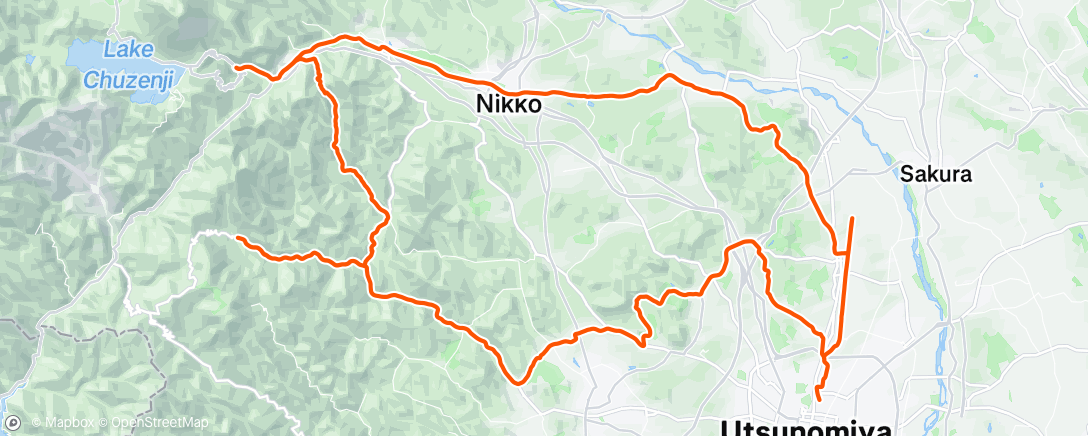 Map of the activity, Morning Ride