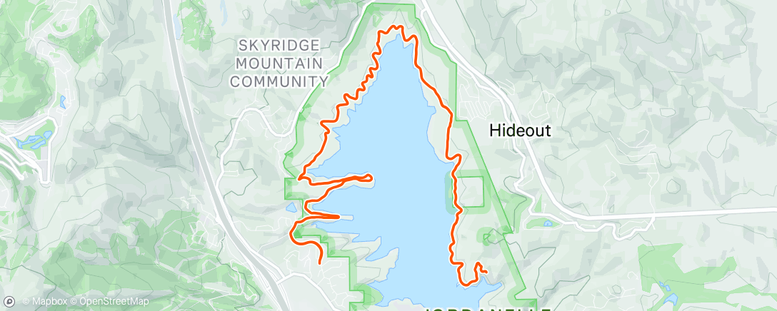 Map of the activity, Morning Ride
