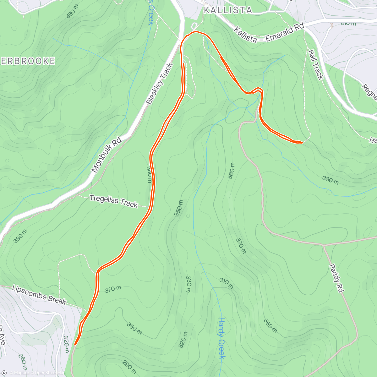 Mappa dell'attività Morning Trail Run w Harlie