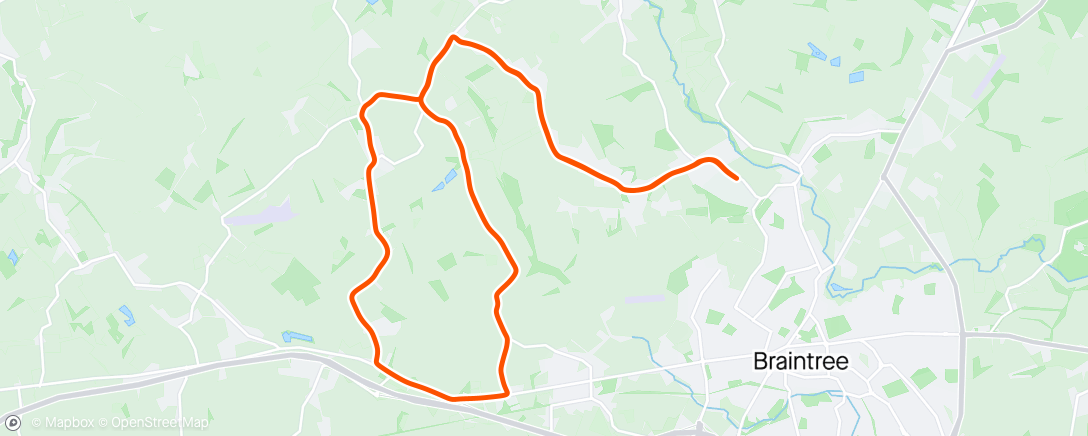 Map of the activity, Morning Ride On The Focus