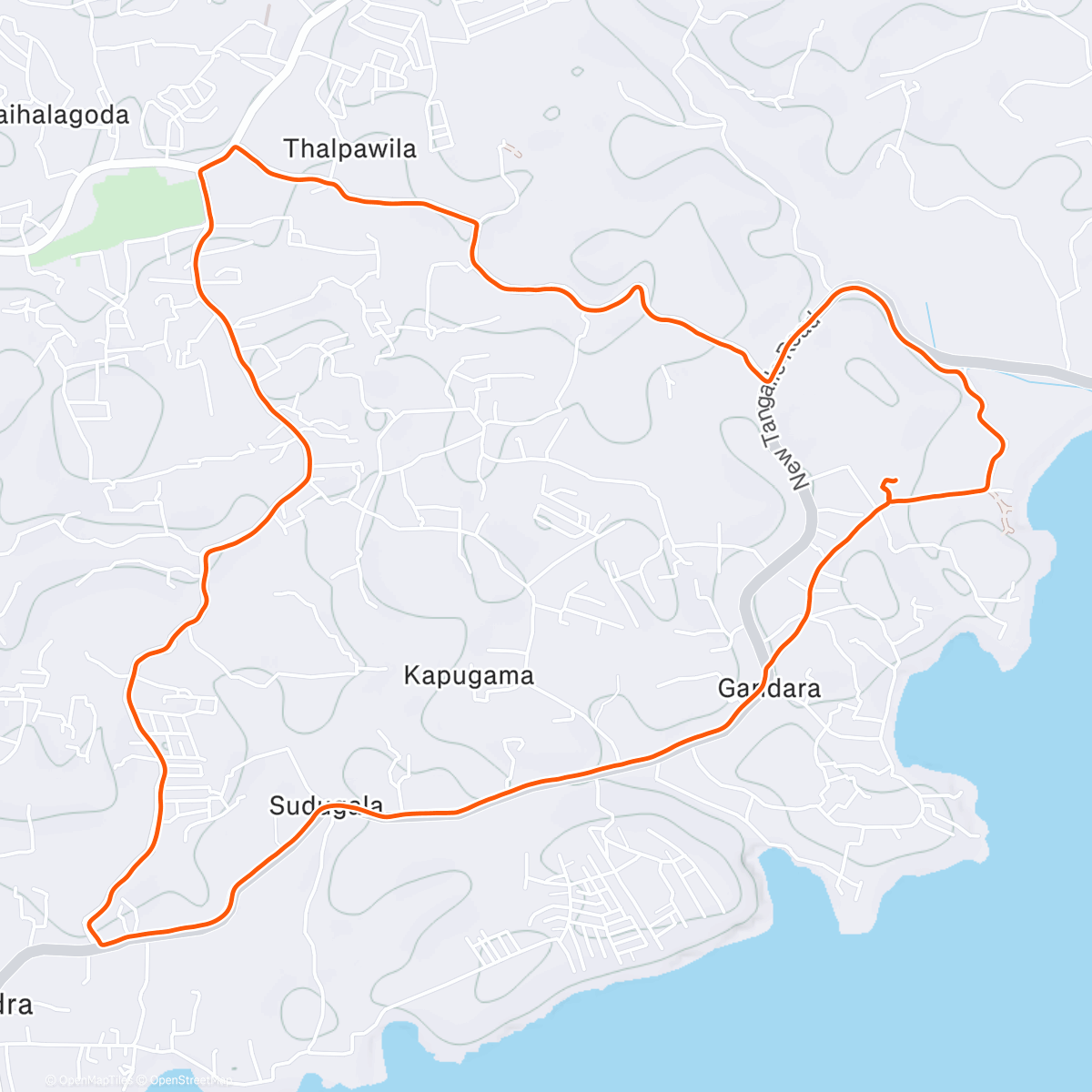 Карта физической активности (Morning Run)