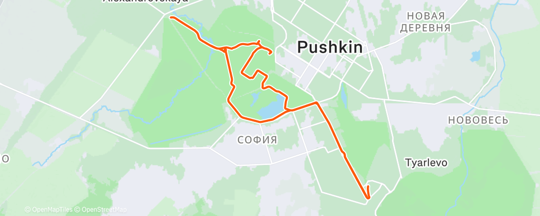 Map of the activity, 16k