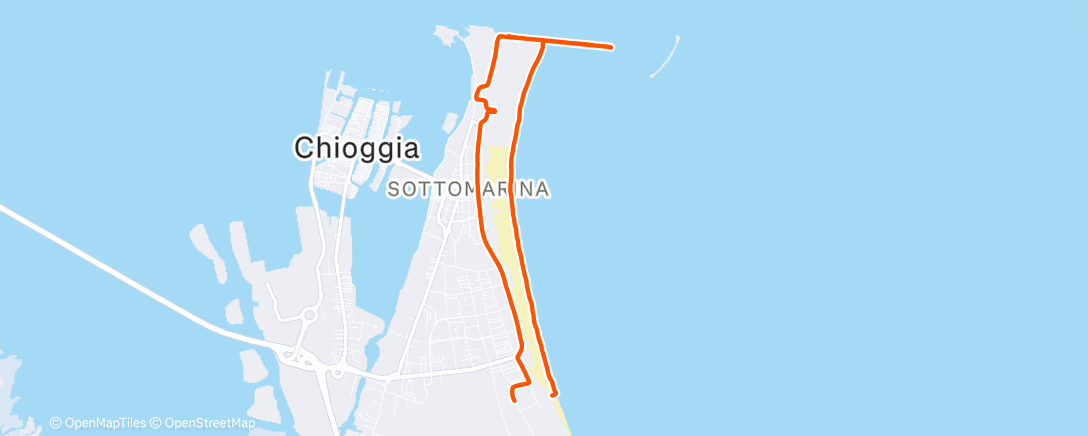 Map of the activity, Morning Walk