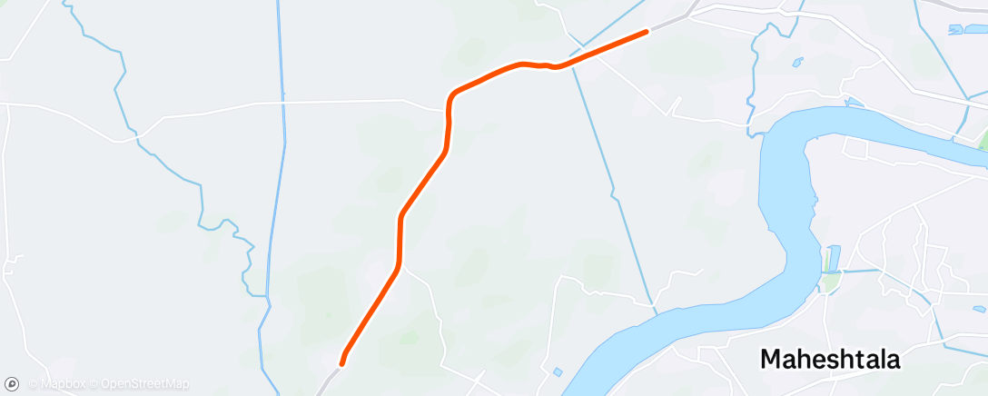 Map of the activity, Morning Ride