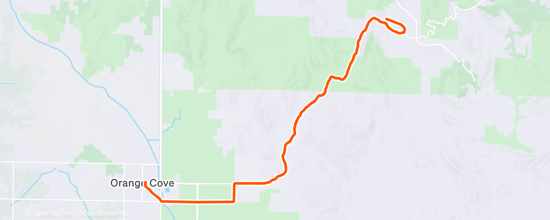 Map of the activity, Lunch Ride