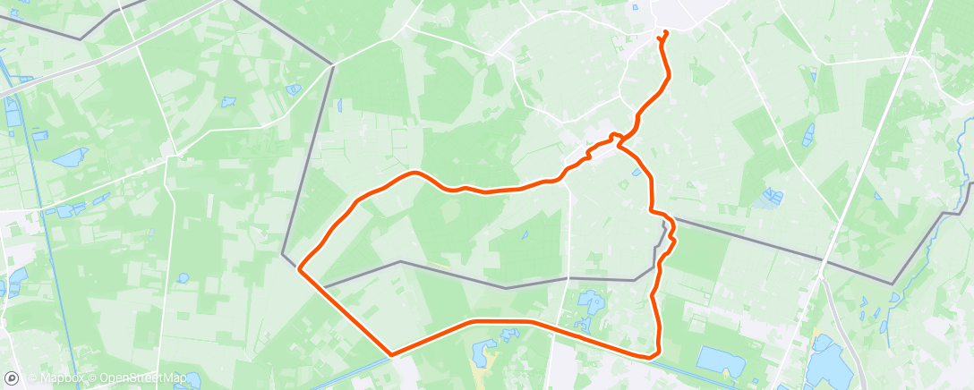 Map of the activity, Rondje 🚴🏼‍♂️