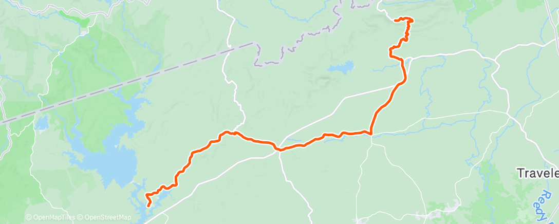 Карта физической активности (Afternoon Ride)