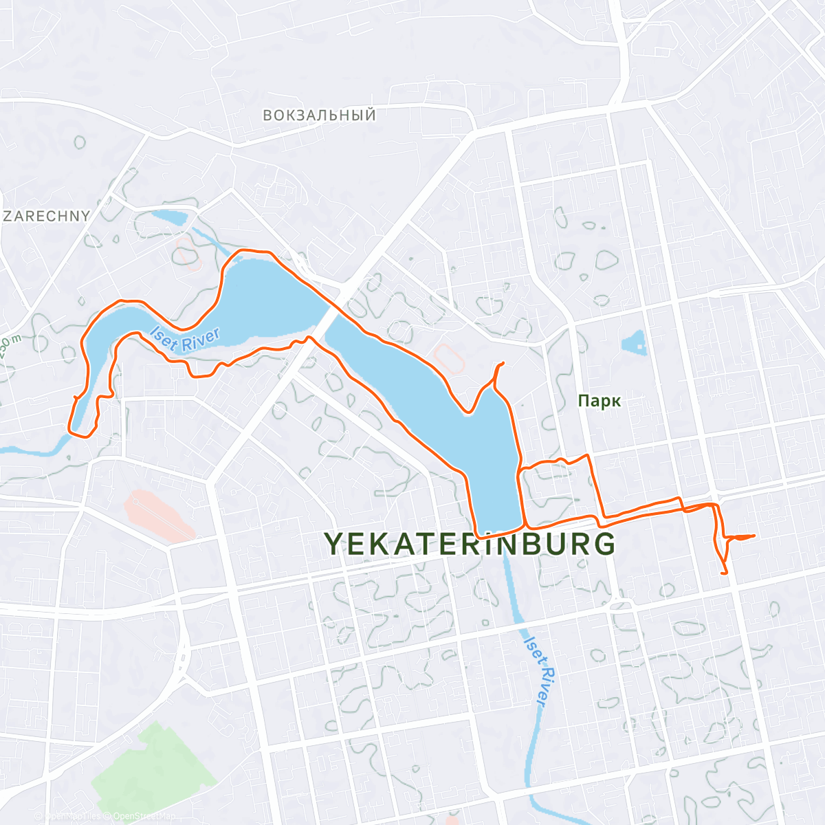 Map of the activity, Давно тут не была