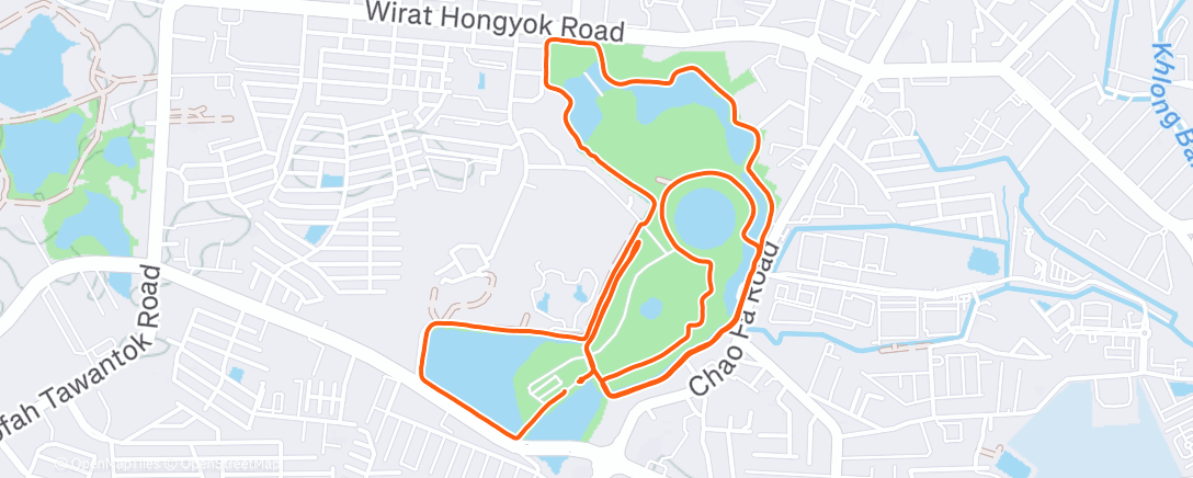 Map of the activity, Isabelle's training : back to training!