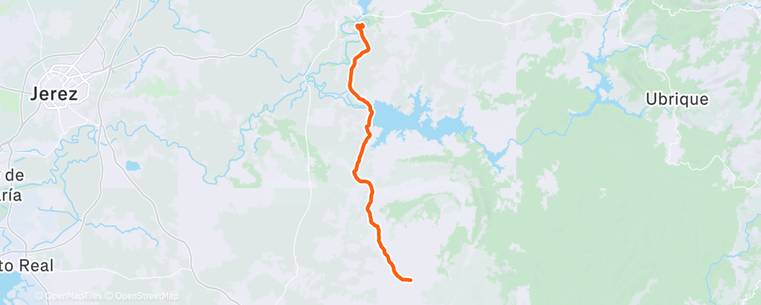 Map of the activity, Morning Ride