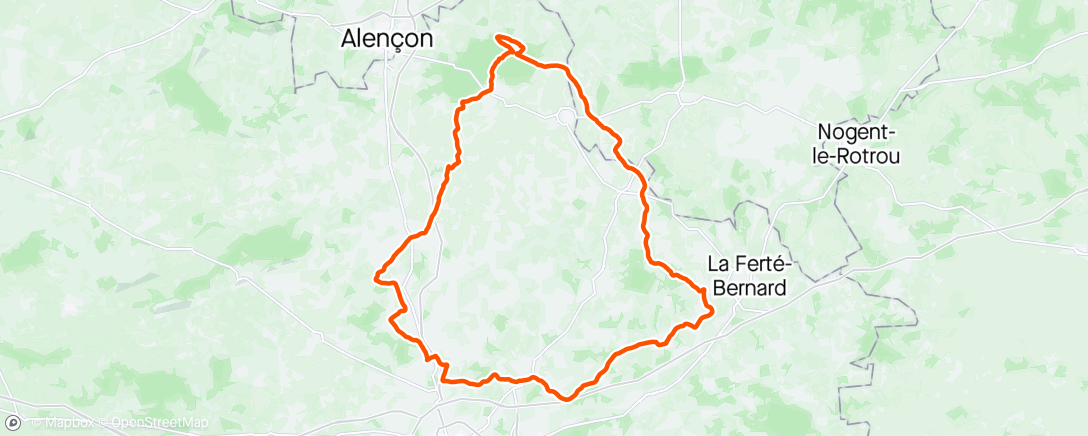 Map of the activity, Cyclo 'Route du Roussard'