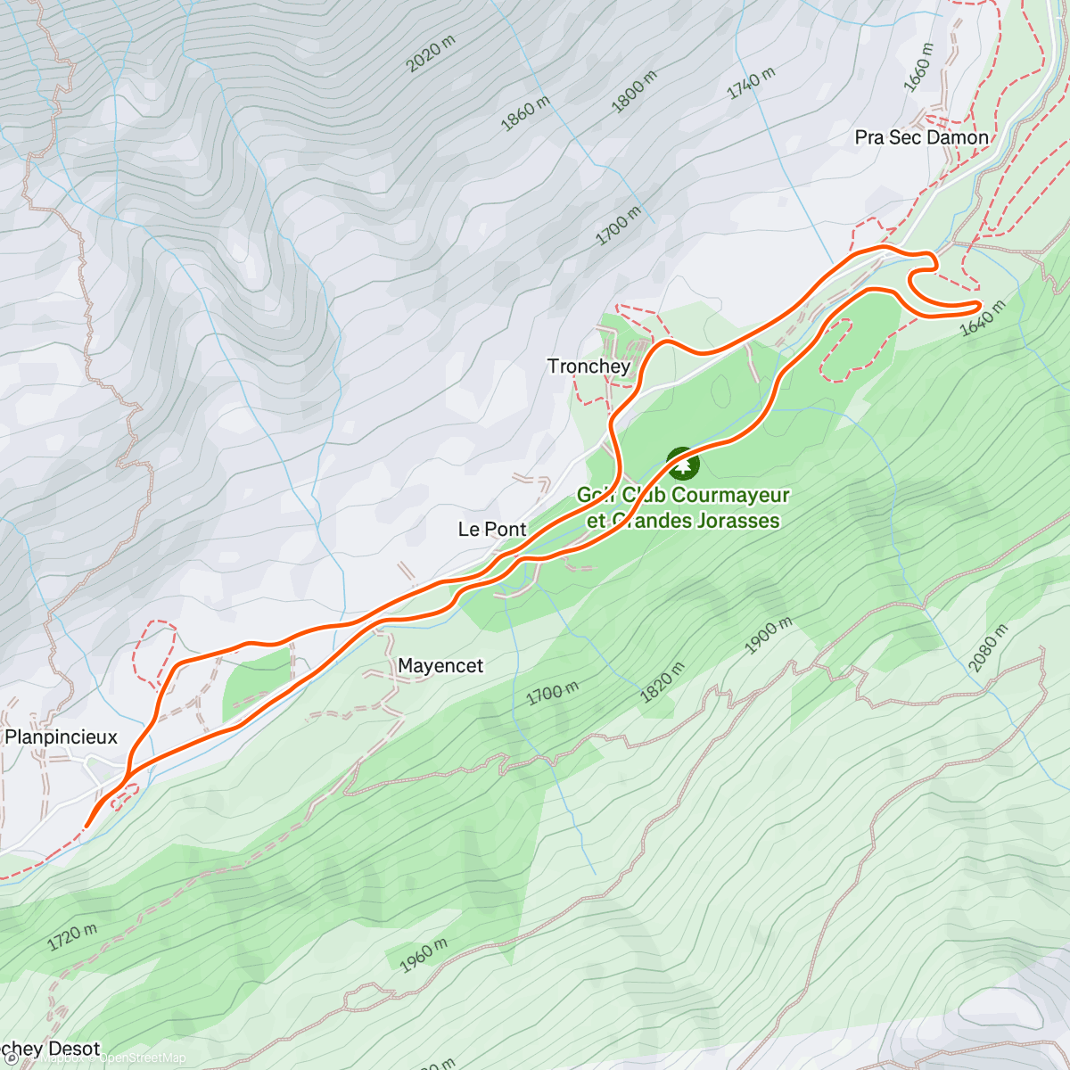 Map of the activity, Lunch Nordic Ski, skating,💨💨💨💨💨