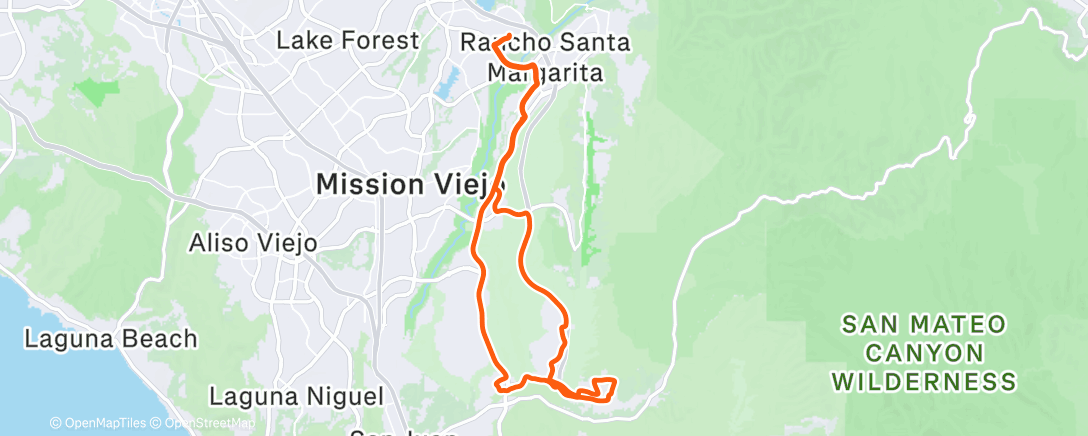 Map of the activity, RMV Loop w/Sean