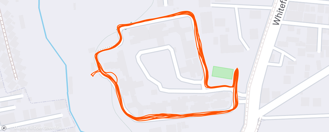Map of the activity, Morning Run