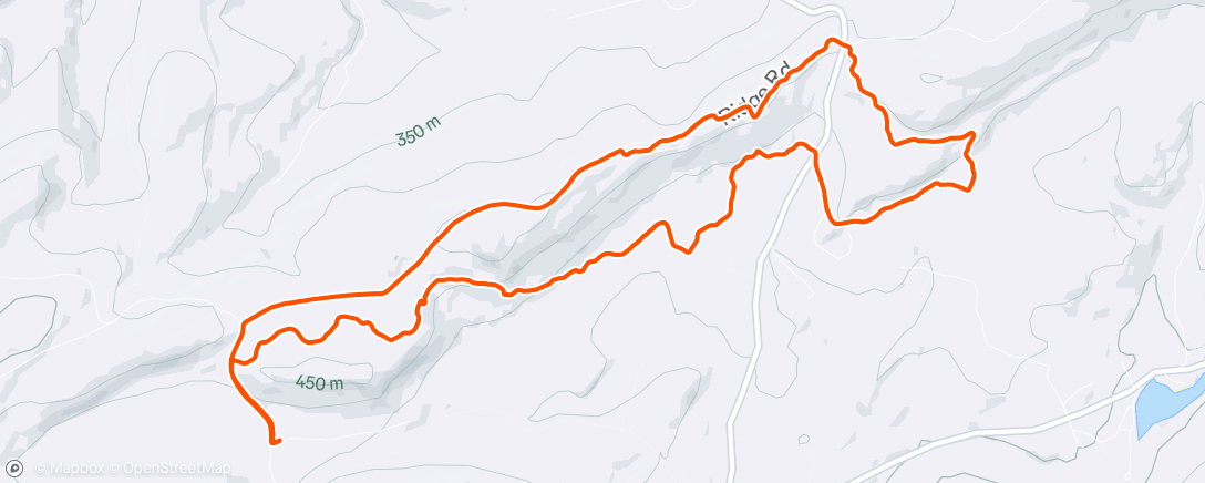 Map of the activity, Morning Mountain Bike Ride