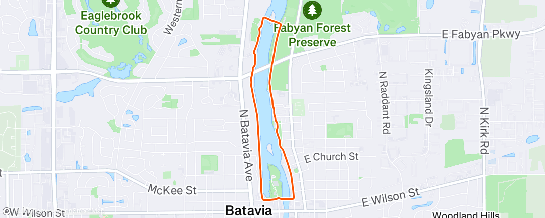 Map of the activity, BMCF 5K