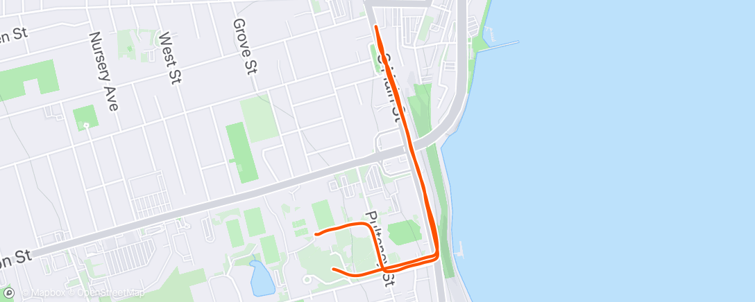 Map of the activity, Afternoon Walk