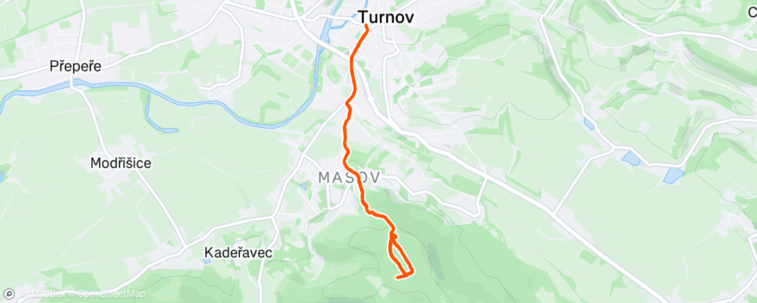Map of the activity, Trail loop, 3x2km [trash:old]