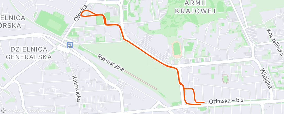 Map of the activity, Morning Ride