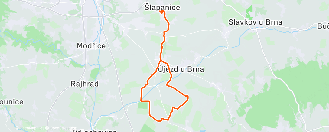 Карта физической активности (Afternoon Ride)