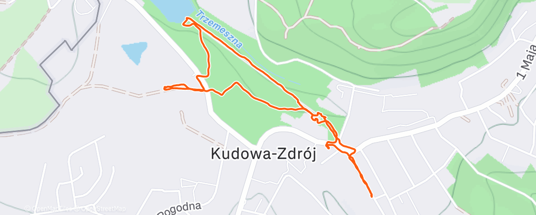 Карта физической активности (GÓRY STOŁOWE - KUDOWA WALK)