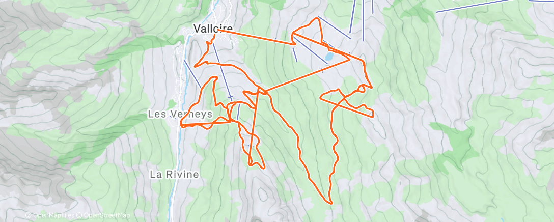 Map of the activity, Morning Ski: Valloire ⛷️