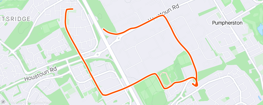 Map of the activity, Morning Run 🏃‍♀️