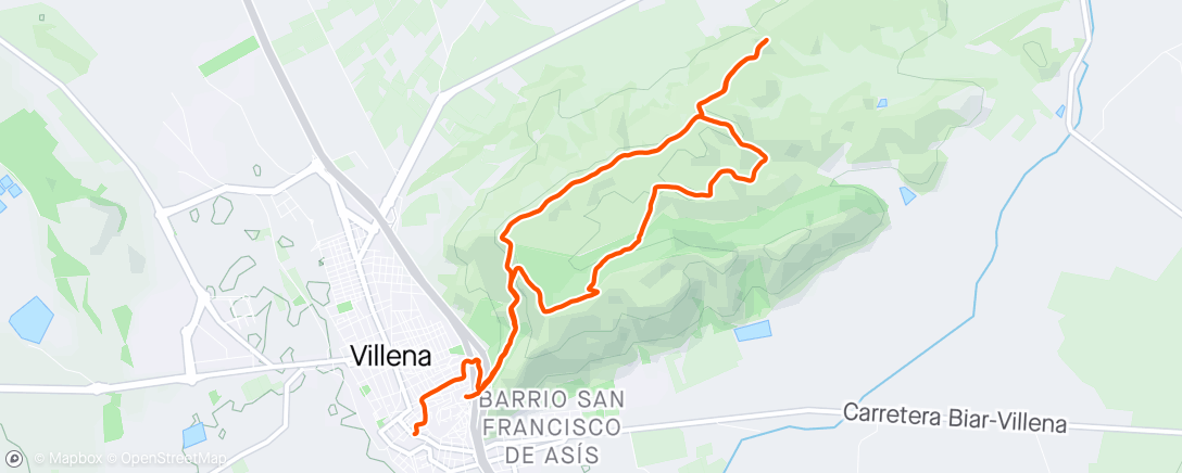 Map of the activity, Sierra la Villa con Aura 🐕 Test 2 👟🤘🏻💪🏼
